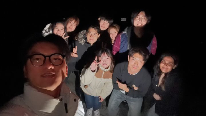 クラスメイトとの集合写真