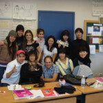 生徒とスタッフ